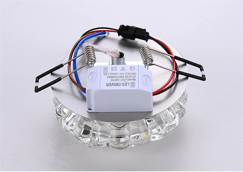 LED Crystal Aisle Celling Light AC 220V 3W 5W Corridor Lights Embeded Mounted Acrylic Living Room Indoor Decor Lamp | Лампы и