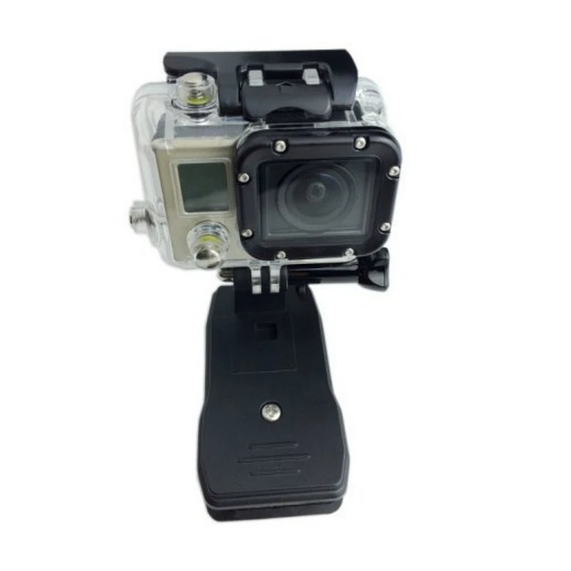 Поворотный на 360 градусов зажим для рюкзака шляпы Gopro Hero 5 3 4 Session SJCAM SJ4000 Xiaomi Yi 4K Go Pro