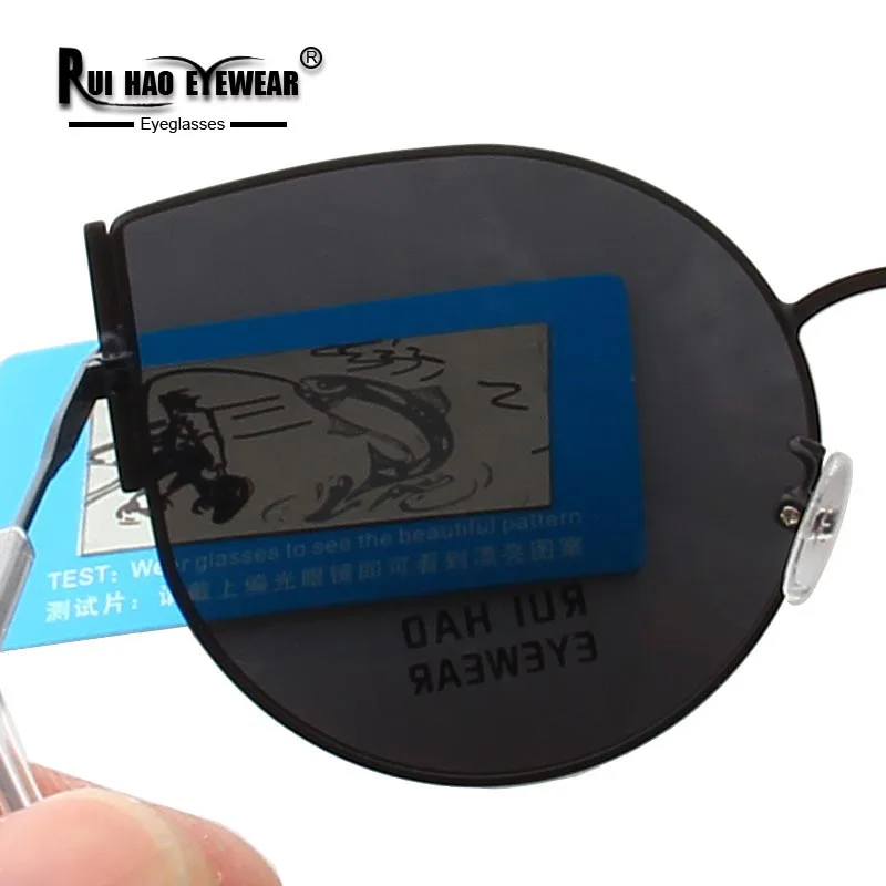 Женские солнцезащитные очки Rui Hao брендовые поляризационные кошачий глаз 3 цвета