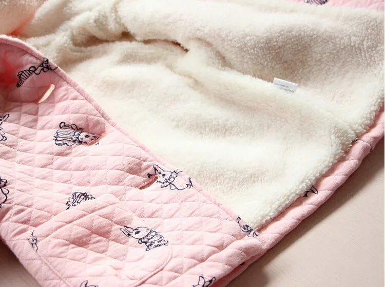 Детские куртки с капюшоном BibiCola теплые для девочек на осень и зиму|warm autumn jacket|baby