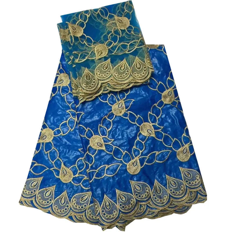 Африканский кружевной ткани Базен Riche ткань с бусинами высокое качество Getzner