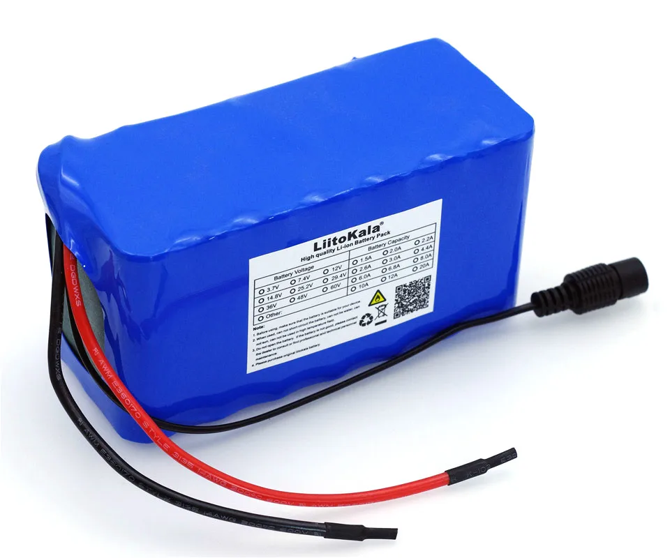 Аккумуляторная батарея для электровелосипеда LiitoKala 24 В 6 Ач 7S3P 18650 BMS 29 4 в 6000