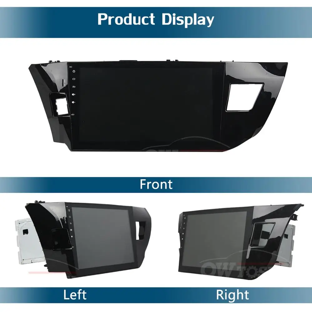10 1 &quotIPS 8 Core 4 Гб RAM + 64 ROM Android 9 0 автомобильный DVD радио мультимедиа GPS Navi для Toyota Levin