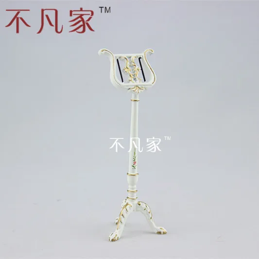 Doll house micro mini musical instrument sheet music stand | Игрушки и хобби