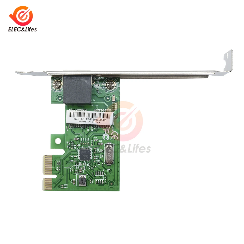 1000 Gigabit Ethernet сетевой контроллер PCI Express PCI-E сетевая карта 10/100/1000 Мбит/с RJ45 Lan адаптер конвертер для ПК Destop