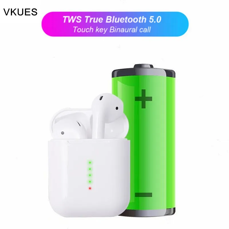Новый Bluetooth5.0 наушники i5 вкладыши tws Bluetooth сенсорный Управление двойной
