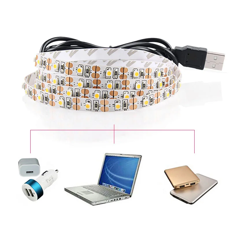Светодиодная лента Goodland RGB SMD3528 с USB гибкая LED полоска для фона телевизора 5 в