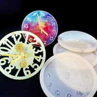snasan silicone mold for jewelry 14 7cm big clock resin silicone mould handmade tool diy epoxy resin molds