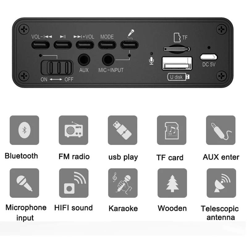 Ihens5 X7 портативный беспроводной динамик стерео деревянные Bluetooth колонки