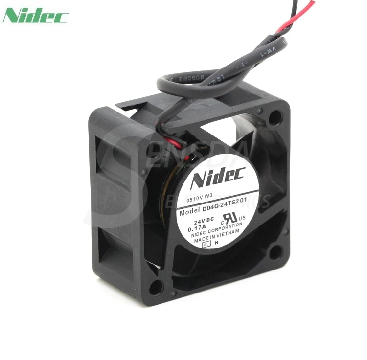 Для Nidec D04G 24TS2 01 24V 0.17A 4CM 4020 40mm инверторный бесшумный вентилятор|silent fan|40mm silent fanfan |