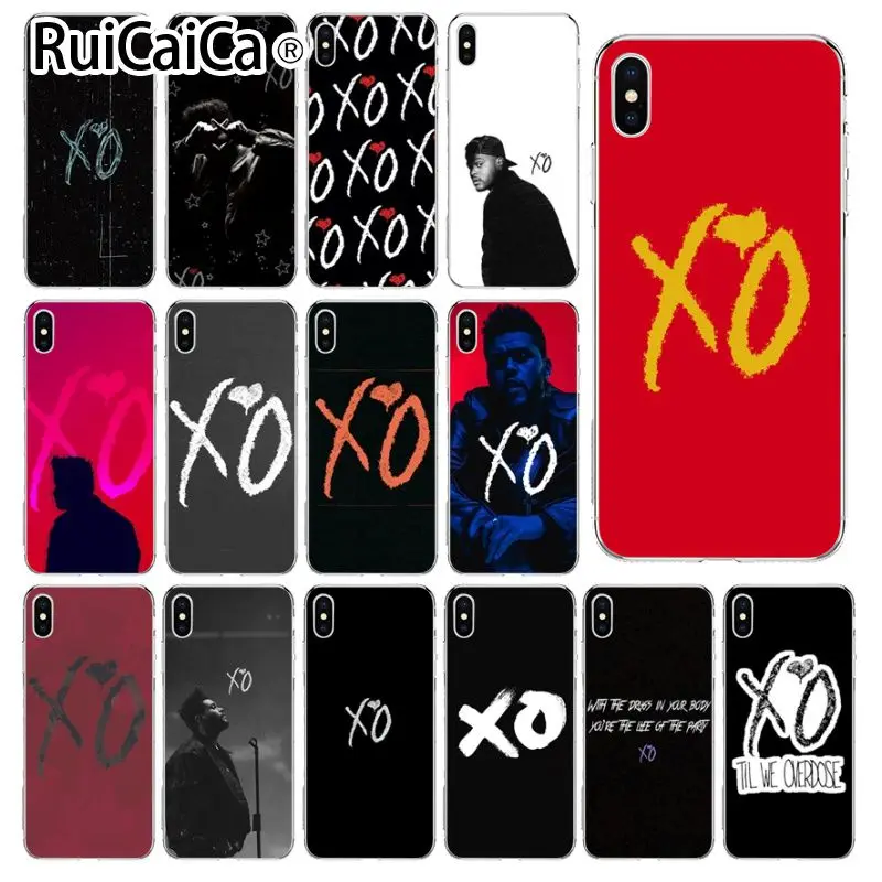 Мягкий силиконовый чехол для телефона Ruicaica The Weeknd xo Apple iPhone 8 7 6 6S Plus X XS MAX 5 5S SE XR |