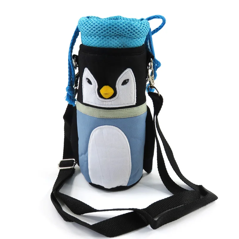 Black Penguin Новая горячая теплоизоляционная сумка для детского питания, Термосумка с объемным рисунком, сумка для термоса, держатели для детских бутылочек, сумки для хранения - Цвет: Black Penguin