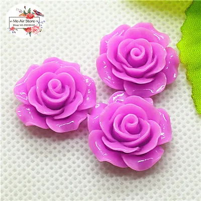 light purple 50pcs 50 шт 15 мм разноцветный Цветочный Кабошон из смолы с плоской задней поверхностью для поделок/украшения для телефона без отверстия - Цвет: light purple 50pcs