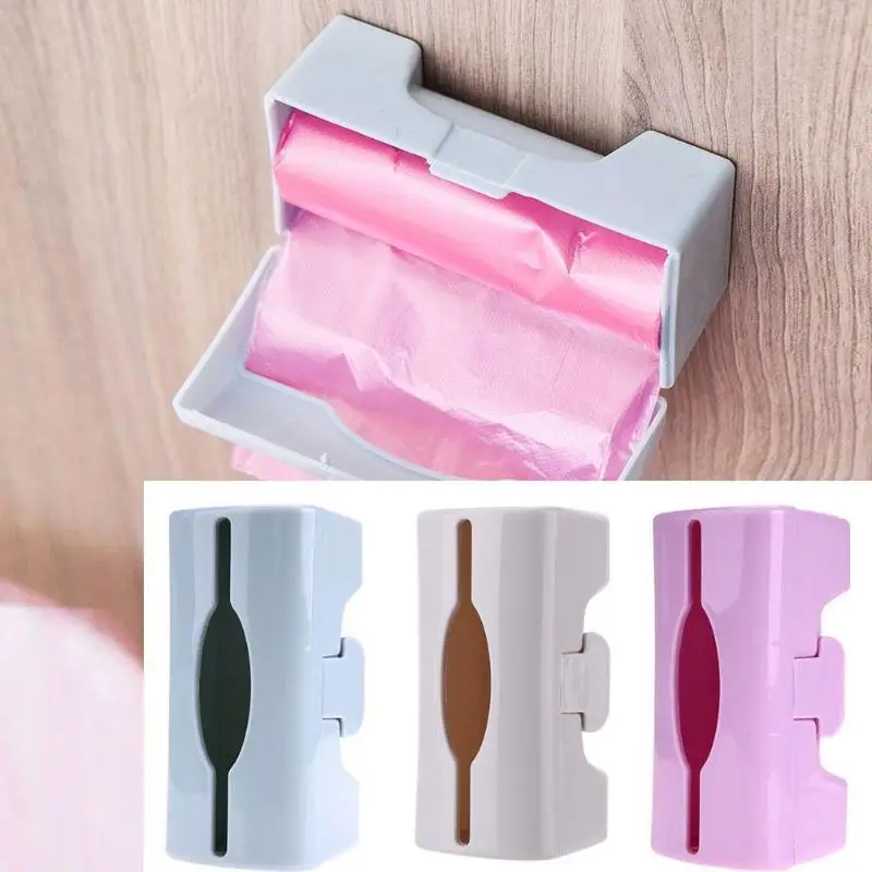 Пластиковый мешок коробка для хранения кухня ванная комната настенное крепление