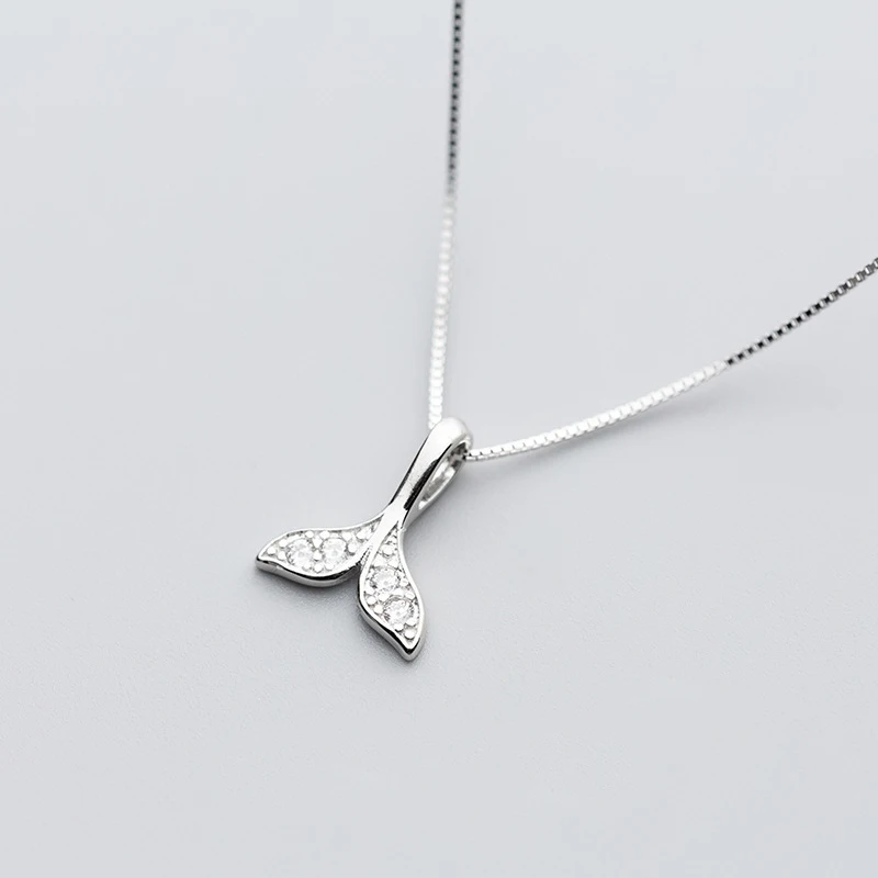 Женское ожерелье с подвеской русалка из серебра 925 пробы | Украшения и аксессуары