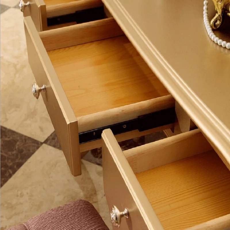 Резной деревянный комод шкаф античный дизайн туалетный столик с ящиками|Наборы