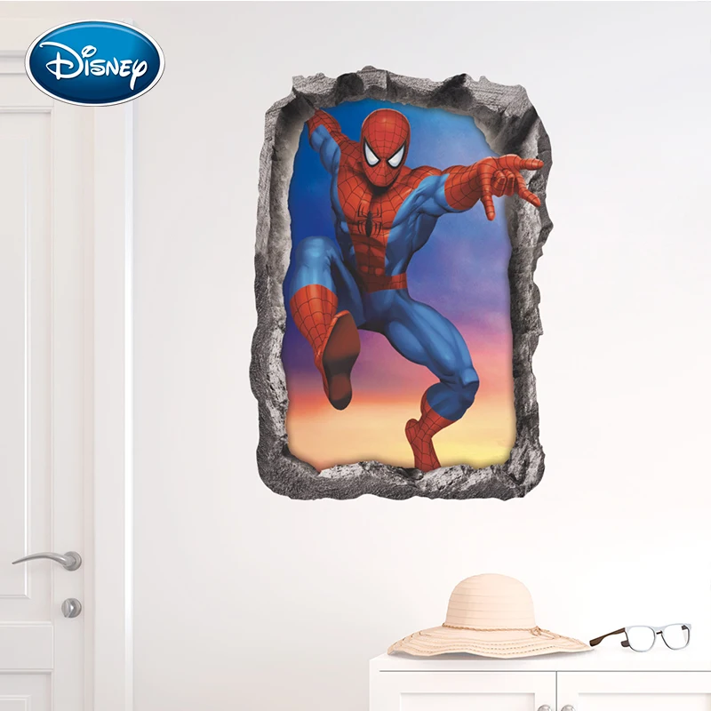 3D наклейки на стену Человек-паук | Игрушки и хобби