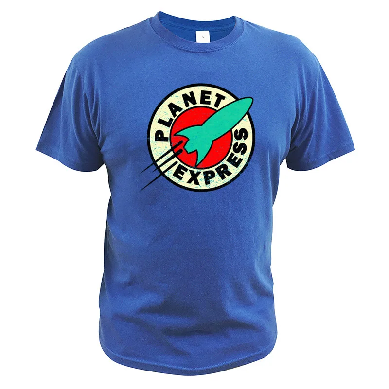 Принт «Planet Express» Футболка Горячая Мода Графический хлопок Camiseta Homme Цифровой принт ЕС размер 3D шаблон Футболка