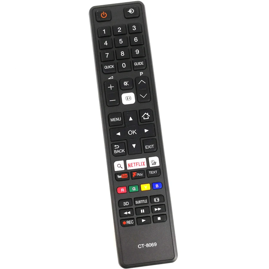 Новый запасной телефон с дистанционным управлением для Toshiba TV 3D NETFLIX 43L3653DB 49U6663DB