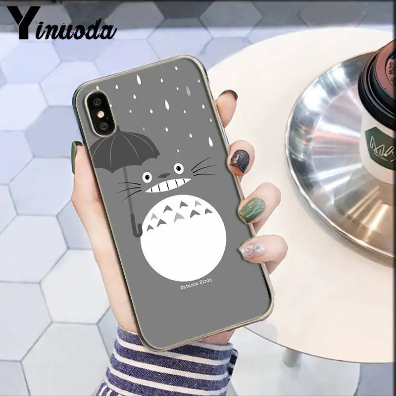 Популярный Милый Забавный мультяшный чехол Totoro с аниме DIY Роскошный для iphone 138 7 6 6S