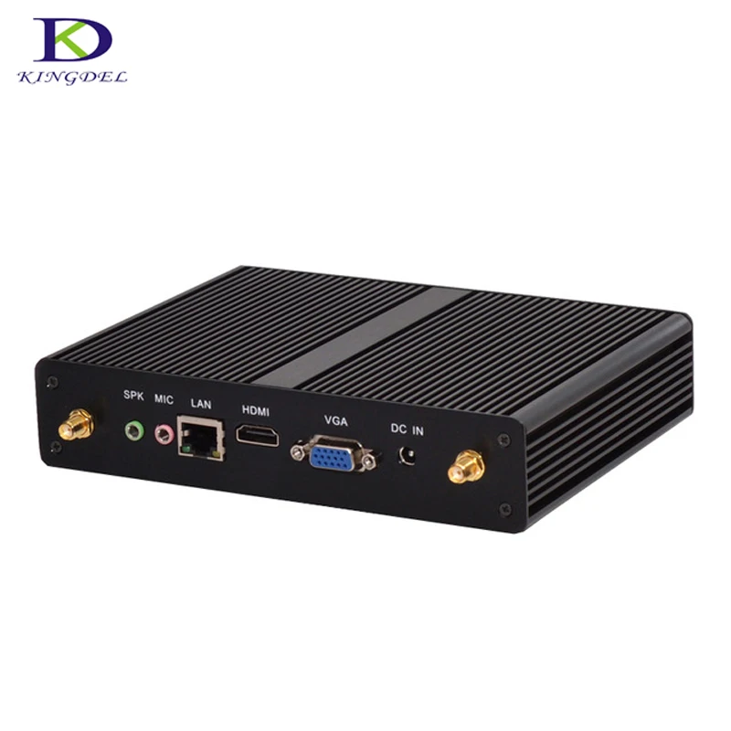 Мини-компьютер без вентилятора четырехъядерный процессор J1900 Intel Nuc маленький