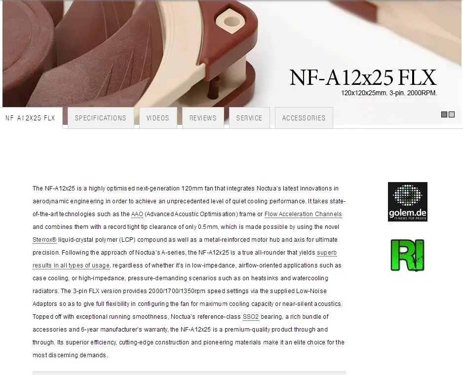 Noctua NF-A12x25 FLX 120x120x25 мм 3p pwm 2000 об/мин 12 см 120 мм PC чехол для компьютера Вентилятор охлаждения процессора кулер радиатор вентилятор