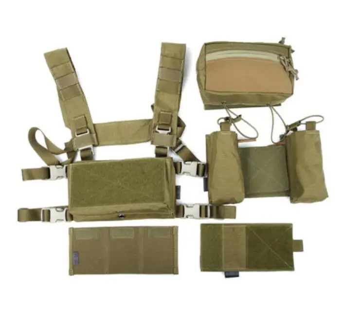 Lightweight 500D Hunting Tactical Vest Modular Chest Rig Set TMC3115 KK|Шлемы| |