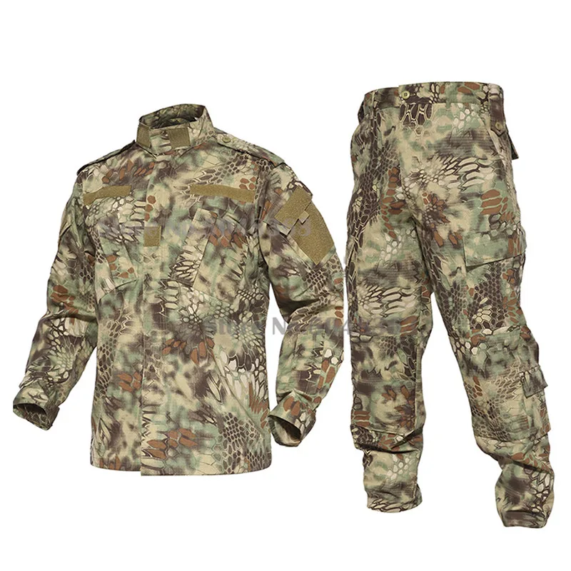 camouflage6 Тактический БДУ Мультикам Униформа камуфляж страйкбол Пейнтбол Охота Одежда армейский военный боевой костюм - Цвет: camouflage6