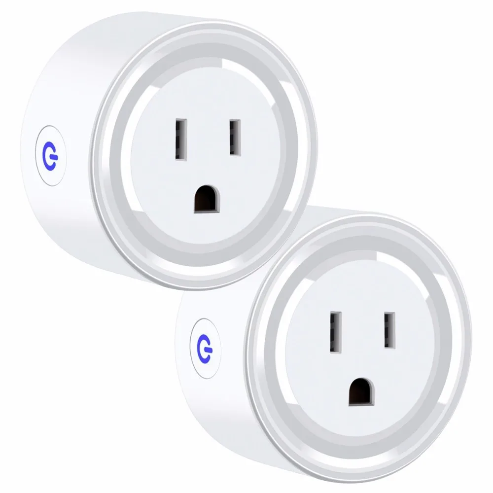 WiFi Socket Wireless Smart Plug Mini Outlet works with Alexa Google Home IFTTT Remote Control Timing Function No Hub Required |