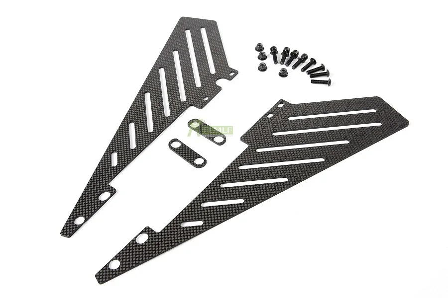 Carbon Fiber Side Rail Plate kit Fit for 1/5 Scale HPI ROVAN KM BAJA 5B | Игрушки и хобби