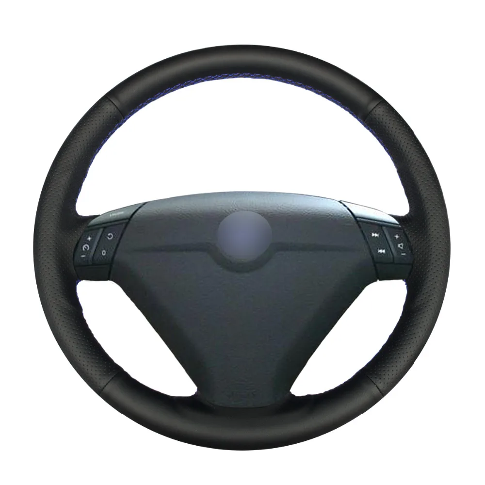 Искусственная кожа ручной работы для Volvo S80 2004 2005 XC70 2007 аксессуары|Чехлы на руль| |