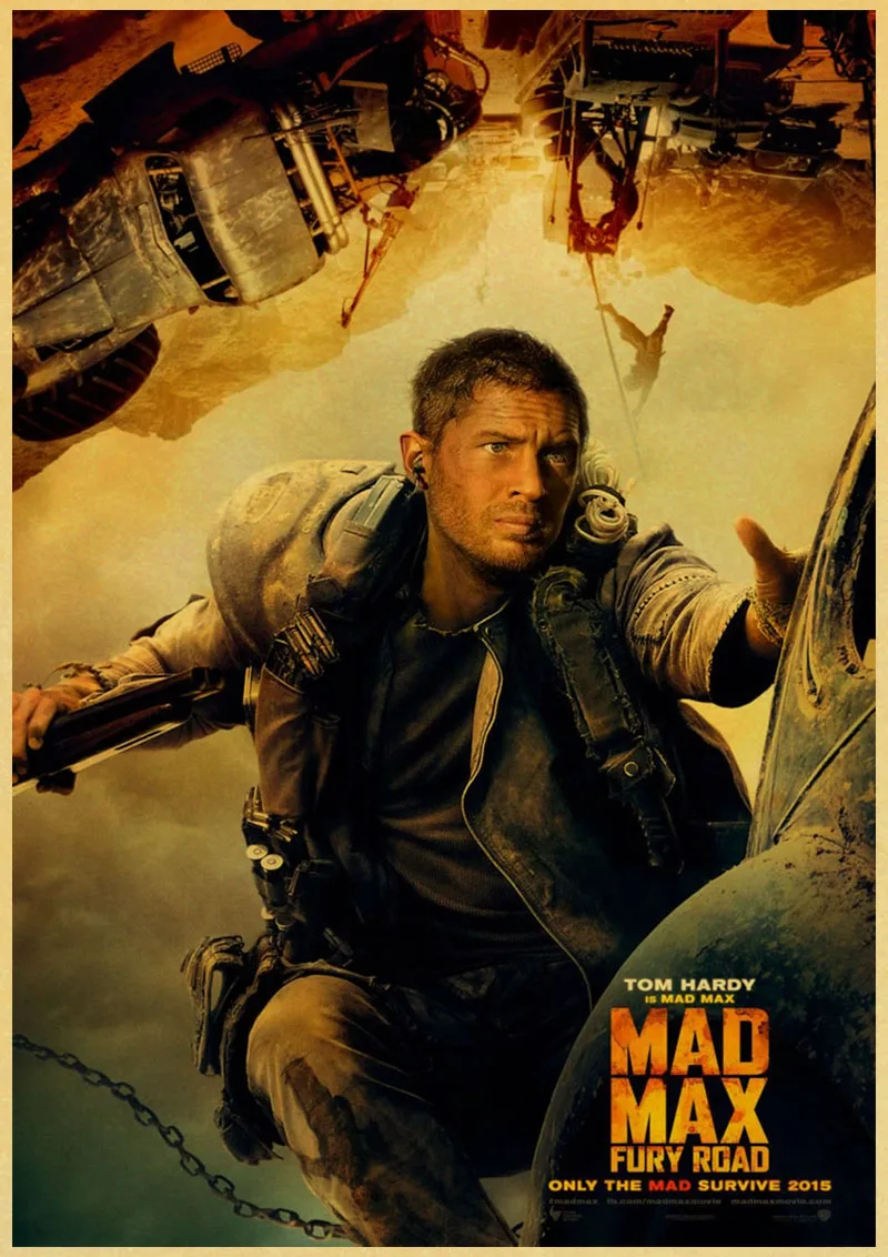 Mad Max фильм винтажные Плакаты для домашнего декора крафт-бумага высокого качества плакат стикер стены - Цвет: A021