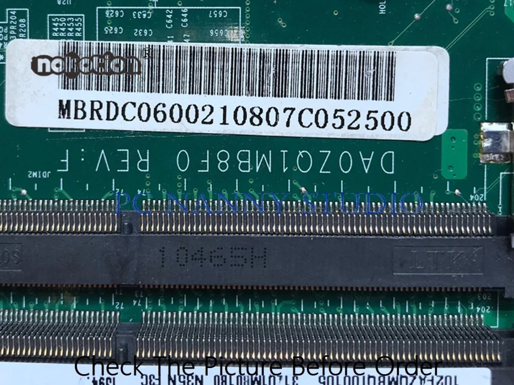 Материнская плата PCNANNY для ACER Aspire 4820TG материнская ноутбука MBRDC06002 DA0ZQ1MB8F0 HM55 DDR3