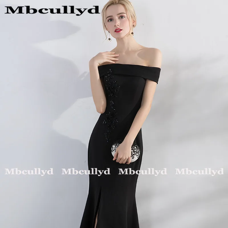 Mbcullyd сексуальные африканские черные платья для выпускного вечера русалки женщин