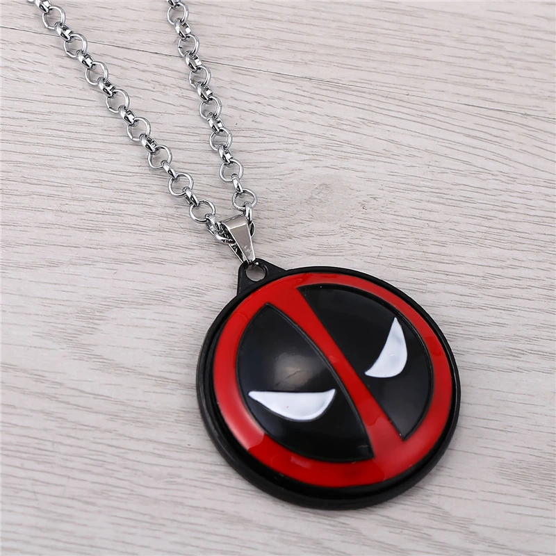 Новое поступление аниме X men длинные ожерелья Дэдпула кулоны логотип из фильма