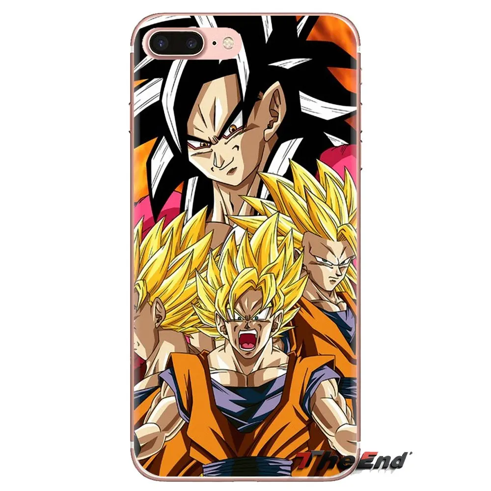 Супер Saiyan Goku Dragon Ball Z печати ТПУ прозрачный чехол для Xiaomi Redmi 4A S2 Note 3 S 4 4X5 6plus 7 6A Pro