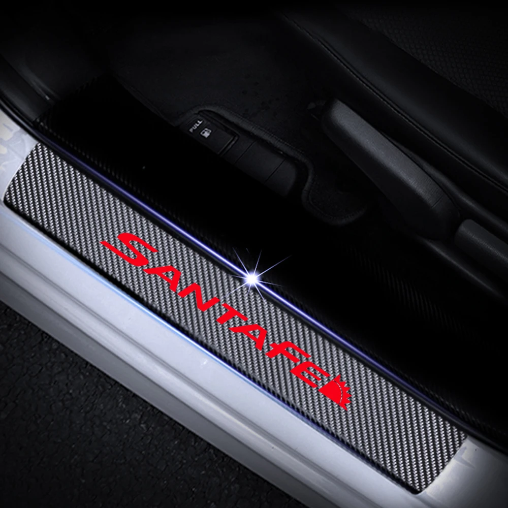 Порога для Hyundai сантафе Накладка на порог двери входные охранник автомобиля с