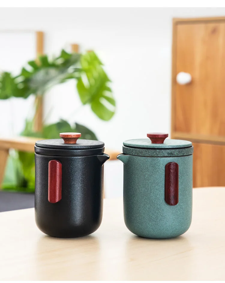 TANGPIN ceramic teapot gaiwan with 4 cups a tea sets portable travel tea set drinkware