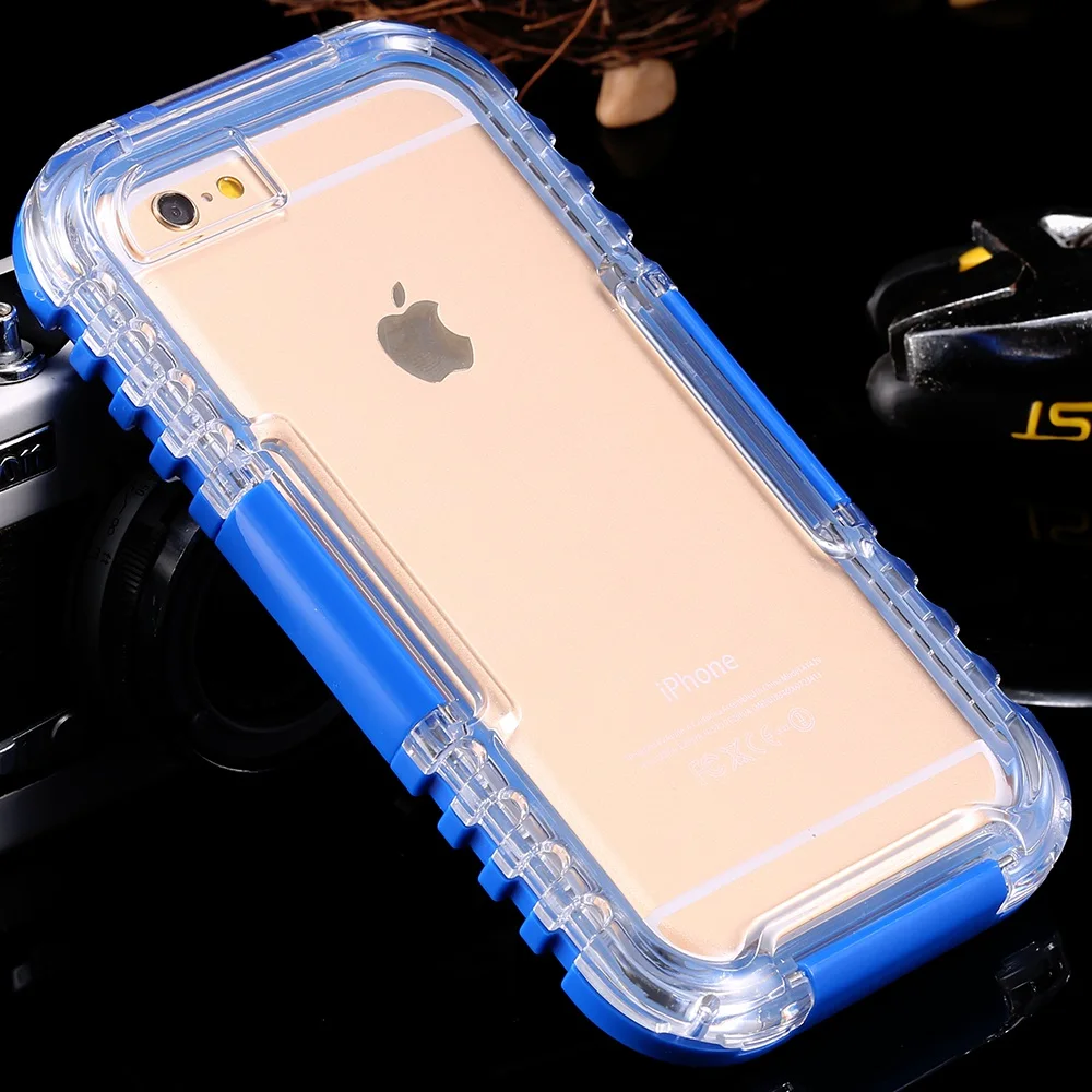 Роскошный Кристалл Чехлы Для Apple iPhone 6 s Плюс плюс Водонепроницаемый Корпус