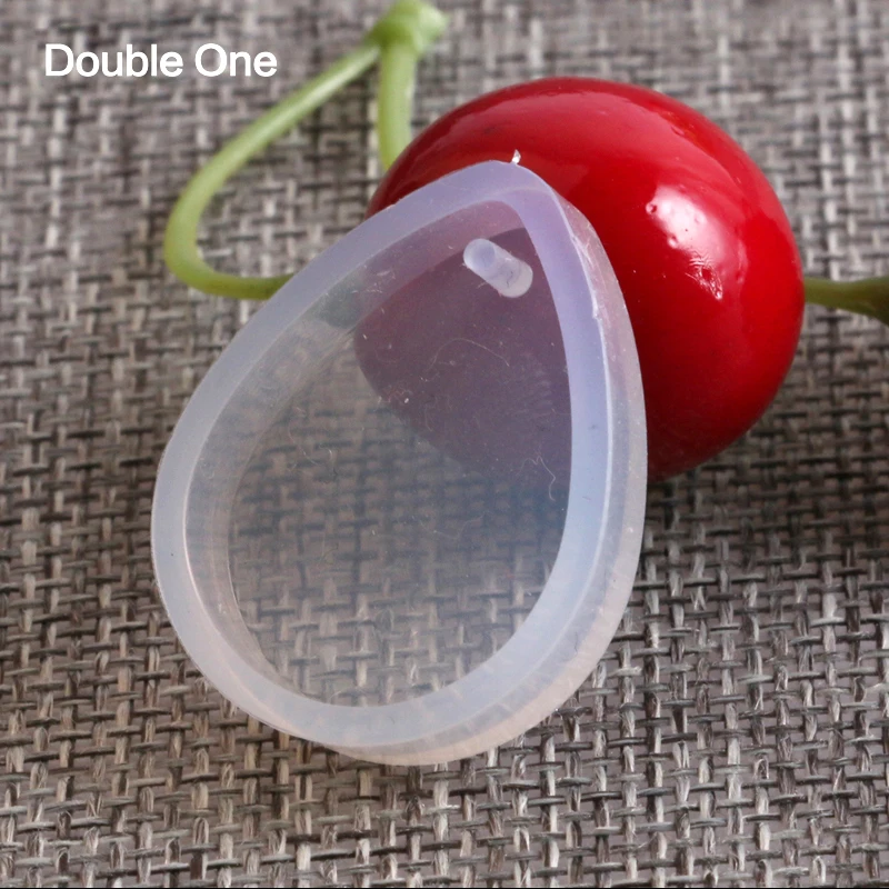 

Drip Water Shape Silicone Resin Mold Jewelry Making DIY Craft White 1pc 18*25mm