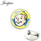 JWEIJIAO Fallout укрытие брошь значки значок игра фото стекло кабошон купол для сумки одежды украшение ручной работы ювелирные изделия подарок FS17