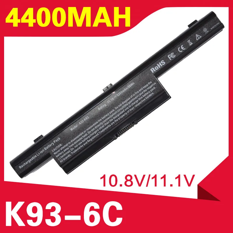 ApexWay Аккумулятор для ноутбука ASUS A32-K93 A41-K93 A93 A93S A93SM A93SV A95 A95V A95VM K93 K93S K93SM K93SV K95 K95V K95VM |