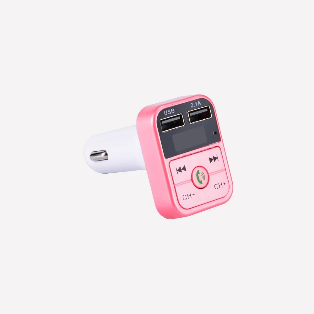 2018 Mini Bluetooth Автомобильный MP3 плеер B2 hands free fm передатчик Dual USB 2.1A автомобиля