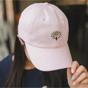 YouGeMan New Arrival Pink White Baseball Cap Korean Ulzzang Harajuku Floral Embroidery Lovely Snapback Hat Women Peaked Caps YouGeMan New Arrival Pink White Baseball Cap Korean Ulzzang Harajuku Floral Embroidery Lovely Snapback Hat Women Peaked Caps