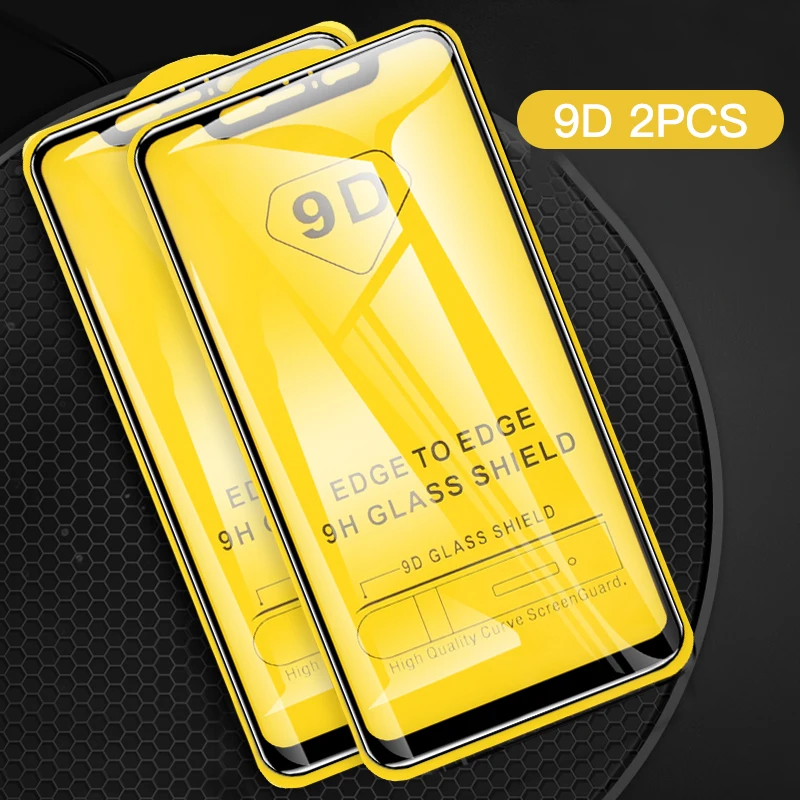 2 шт 9D полное покрытие из закаленного стекла для Xiaomi Redmi Note 7 6 5 Pro 4 4X защитная пленка Redmi 6 Pro 6A 5A 5 Plus защита экрана
