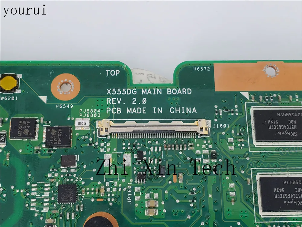 Yourui Высокое качество для ASUS X555DG X555D X555DA Материнская плата ноутбука REV2.0 FX-8800P