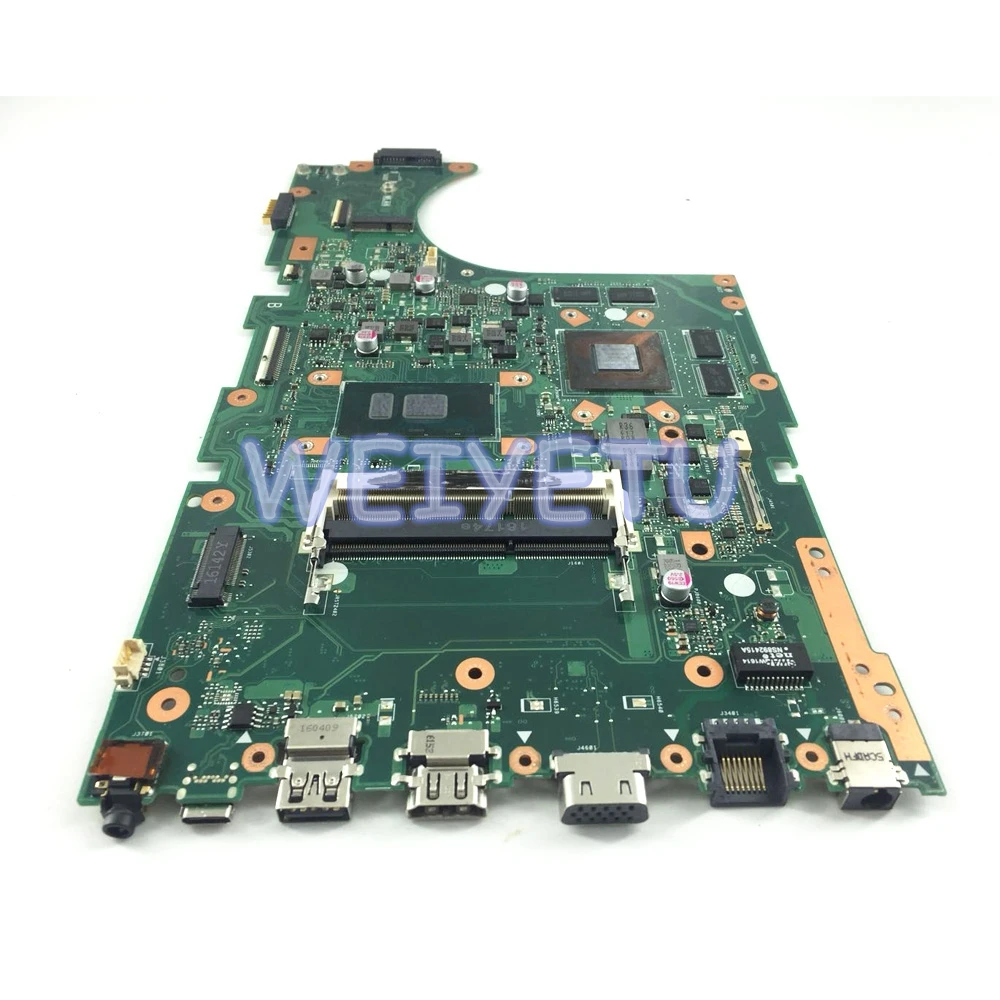 X756UX MB._I5-6200CPU DDR3 GTX950M материнская плата REV2.0 для ASUS X756 X756UXK X756U X756UV ноутбук Рабочая |