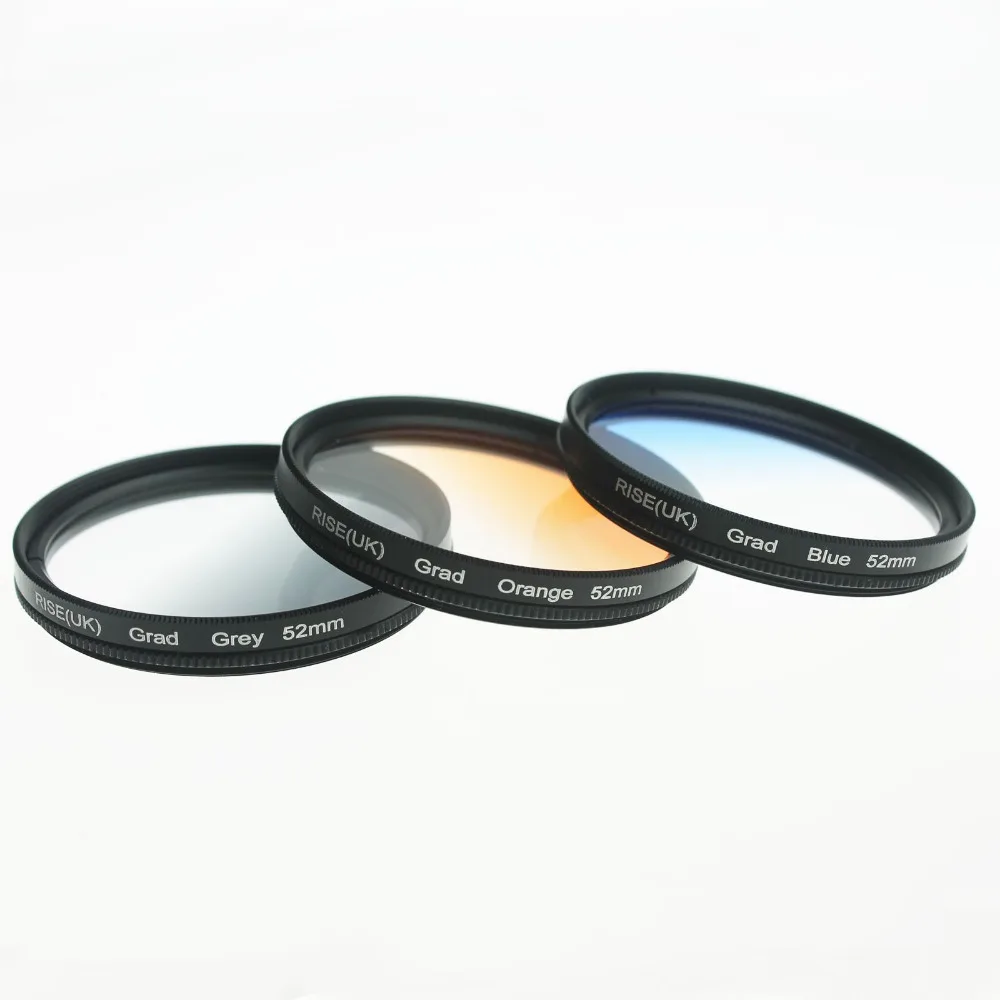 Градиентный цветной фильтр для объектива Canon Nikon новый RISE(UK) 52 мм|filter for canon|lens
