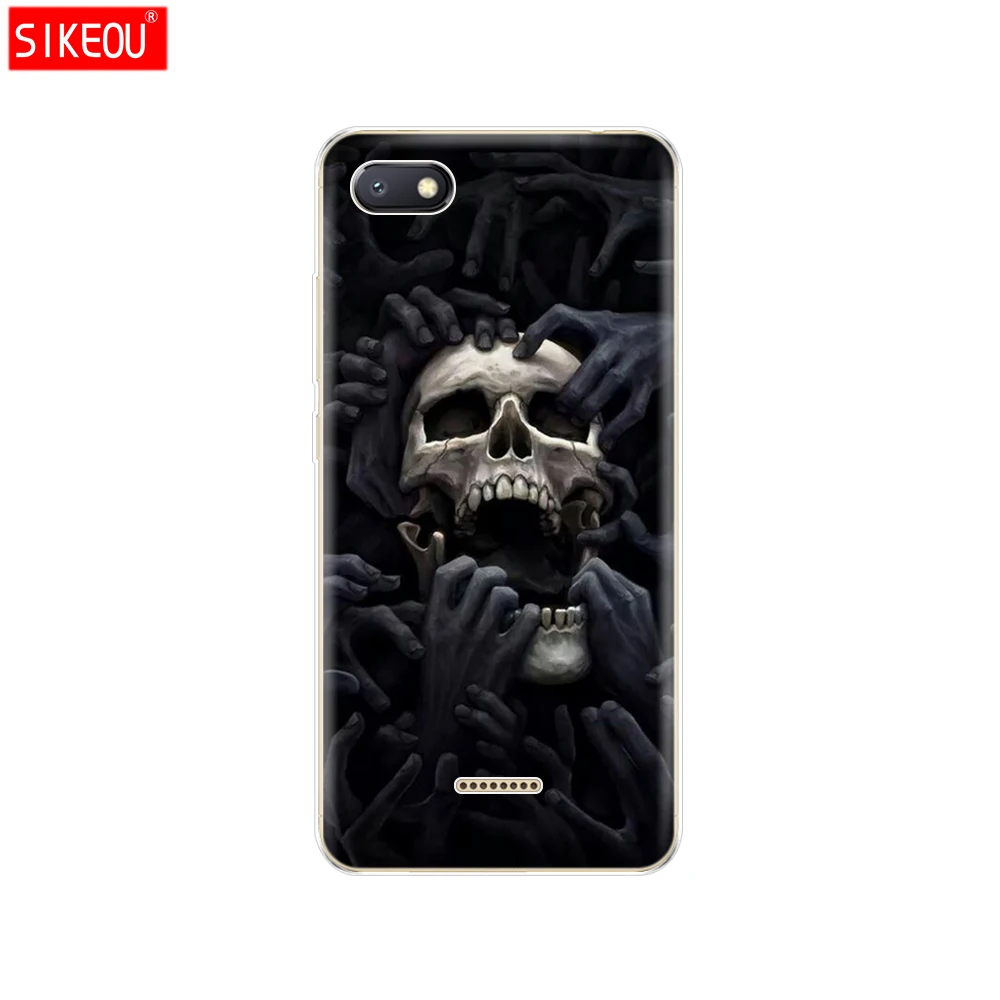12095 Силиконовый чехол для xiaomi Redmi 6a, чехол с полной защитой, мягкая задняя крышка из ТПУ для телефона xiaomi Redmi 6 A, бампер Hongmi 6a, чехол с кошкой - Цвет: 12095