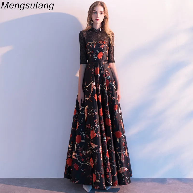 Robe de soiree Новые Вечерние платья трапециевидной формы с высокой вышивкой и